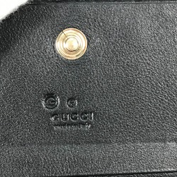 Gucci 544030 Guccissima Two fold Card Case Black