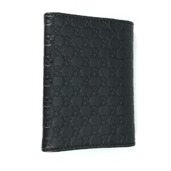 Gucci 544030 Guccissima Two fold Card Case Black