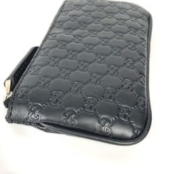 Gucci 544476 With key ring Wallet Coin Compartment coin purse Black