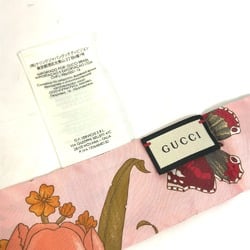 Gucci 583480 Flora floral pattern flower BandeauScarf Scarf pink