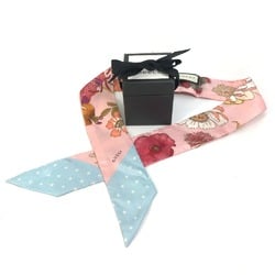 Gucci 583480 Flora floral pattern flower BandeauScarf Scarf pink