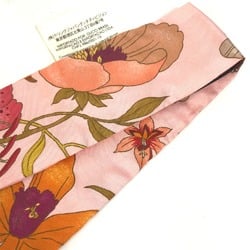 Gucci 583480 Flora floral pattern flower BandeauScarf Scarf pink