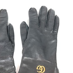 Gucci Glove gloves Black Gold