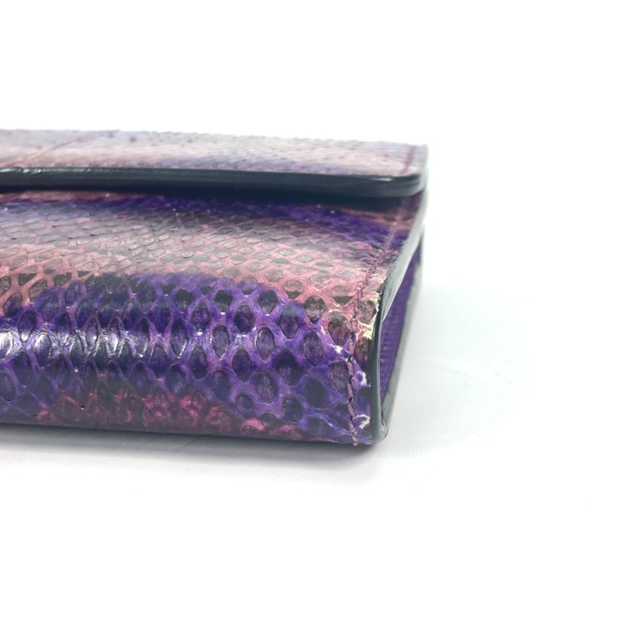 Gucci 369663 flap Long Wallet Purple Based