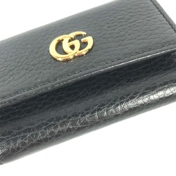 Gucci 456118 key 6-Ring Key Case Black