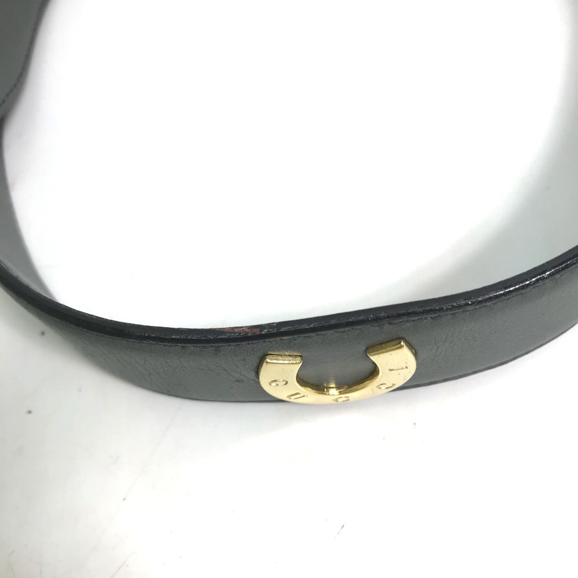 Gucci 037.194.0923 belt gray GoldHardware