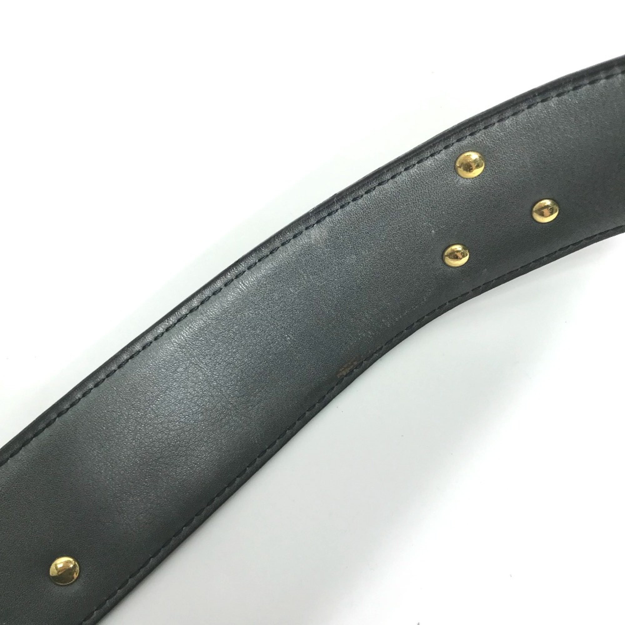 Gucci 037.194.0923 belt gray GoldHardware