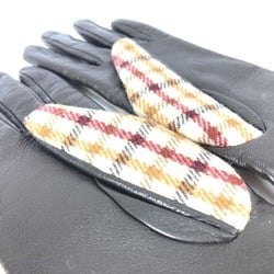 Gucci 603635 check gloves Glove Brown Beige