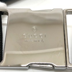 Gucci 162962 GGCanvas Waist Pouch Black SilverHardware