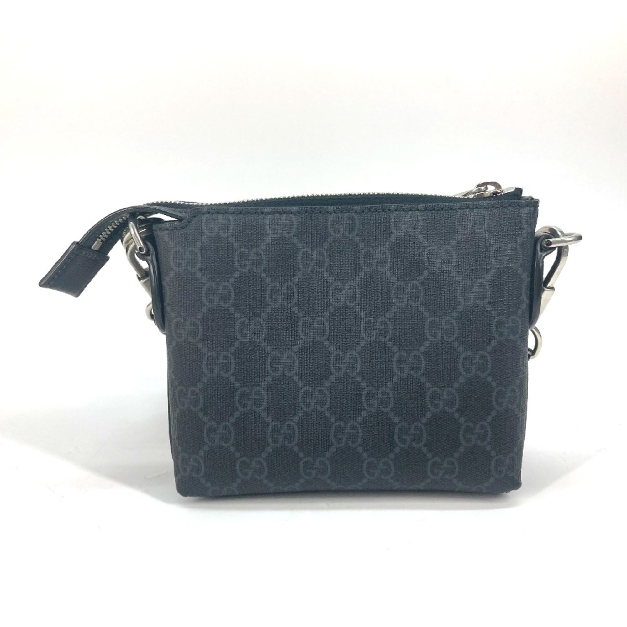 Gucci 723306 2WAY Clutch bag pouch Crossbody bag Pochette Shoulder Bag Black gray