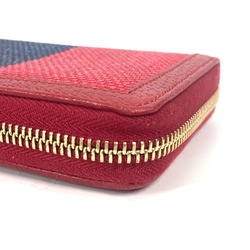 Gucci 524790 Long wallet Zip Around Long Wallet Red White x blue