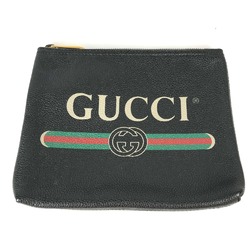 Gucci 495665 pouch bag Clutch bag Black