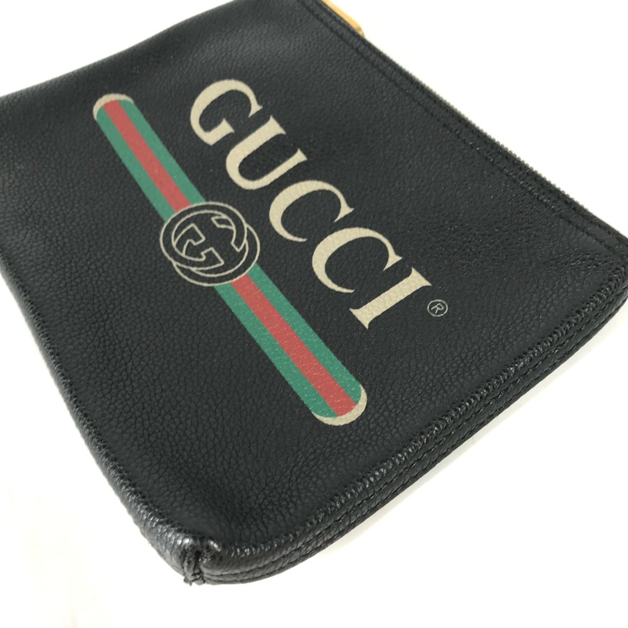 Gucci 495665 pouch bag Clutch bag Black