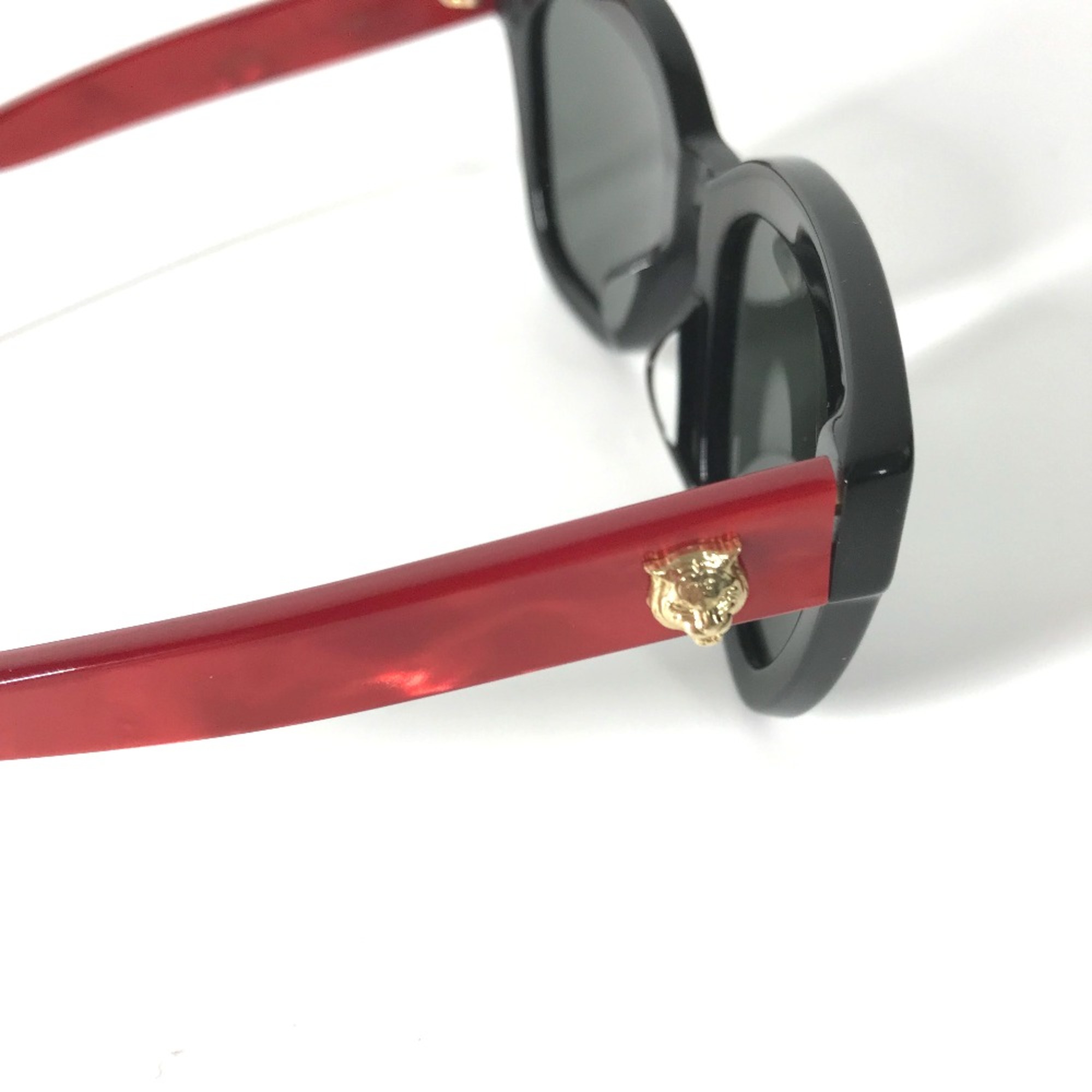 Gucci GG0029SA Tiger Head GG BEE glasses glasses eyewear glasses sunglasses Red Black