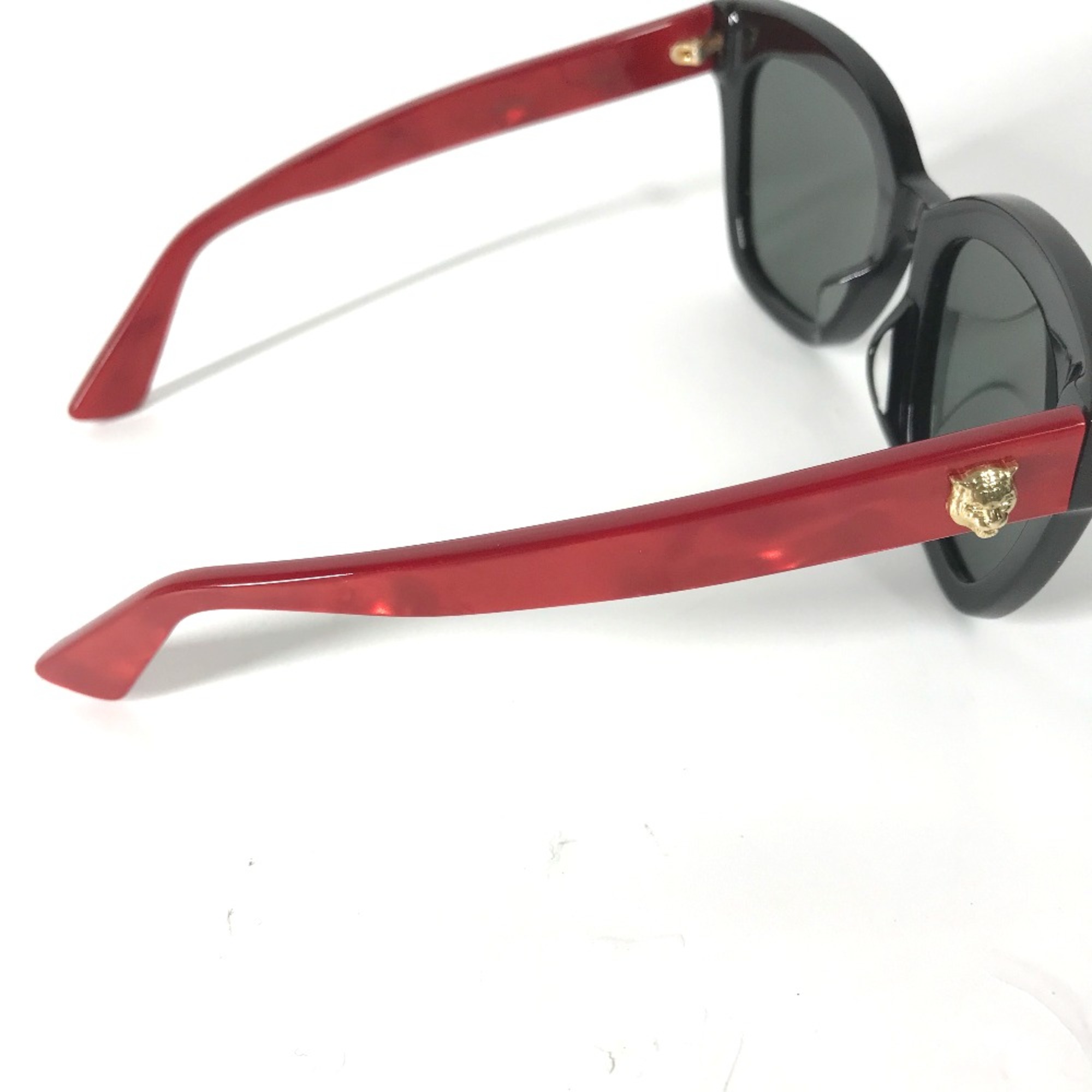 Gucci GG0029SA Tiger Head GG BEE glasses glasses eyewear glasses sunglasses Red Black