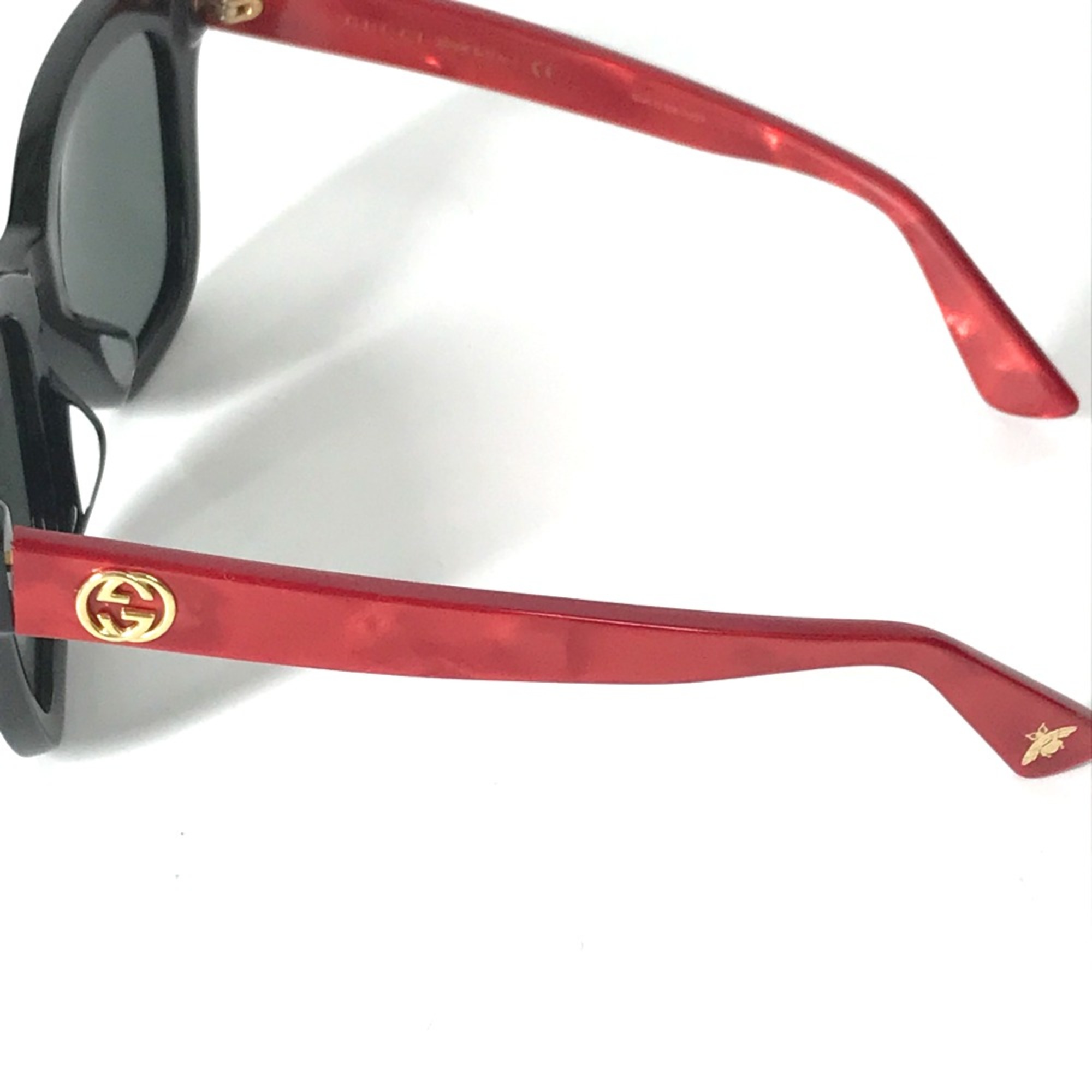 Gucci GG0029SA Tiger Head GG BEE glasses glasses eyewear glasses sunglasses Red Black