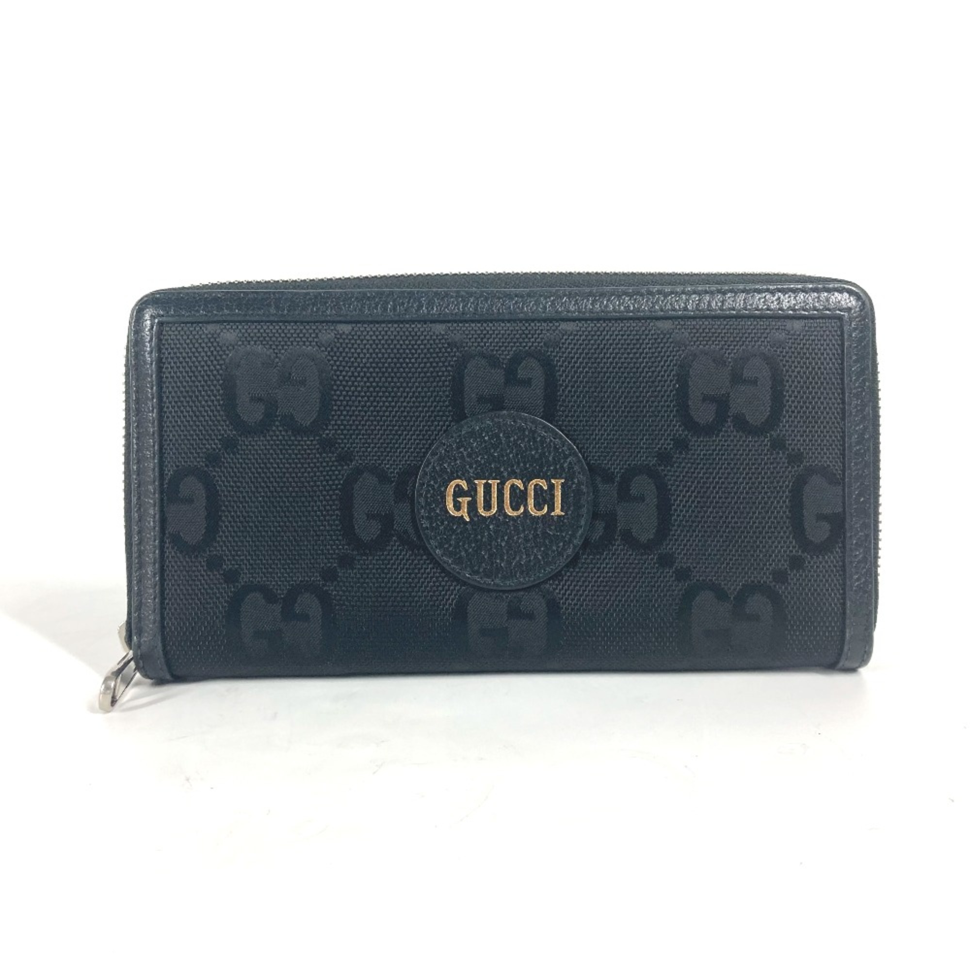 Gucci 625576 logo Long wallet Zip Around Long Wallet Black