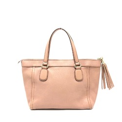 Gucci 282307 Fringe bag Hand Bag Pink Beige GoldHardware