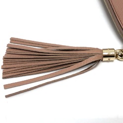 Gucci 282307 Fringe bag Hand Bag Pink Beige GoldHardware