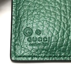 Gucci 610466 Interlocking G Folded wallet Black SilverHardware