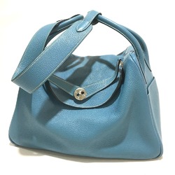 Hermes Bag Shoulder Bag Hand Bag Blue gene blue SilverHardware