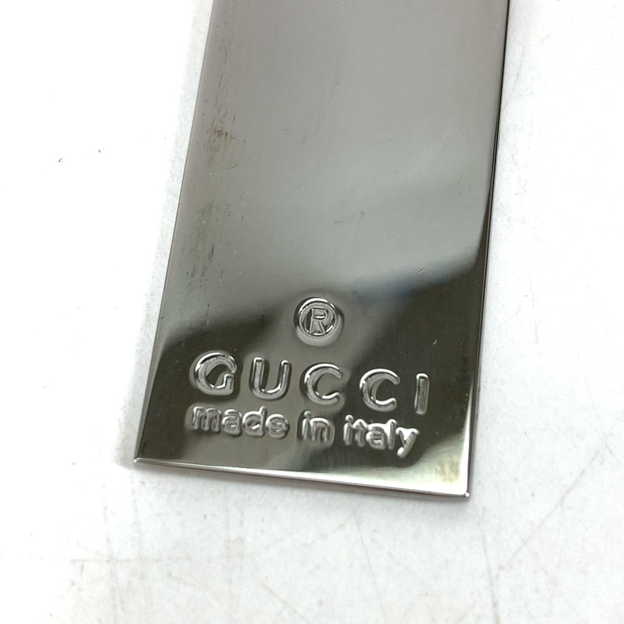 Gucci Necklace Key Holder Key ring Silver Black