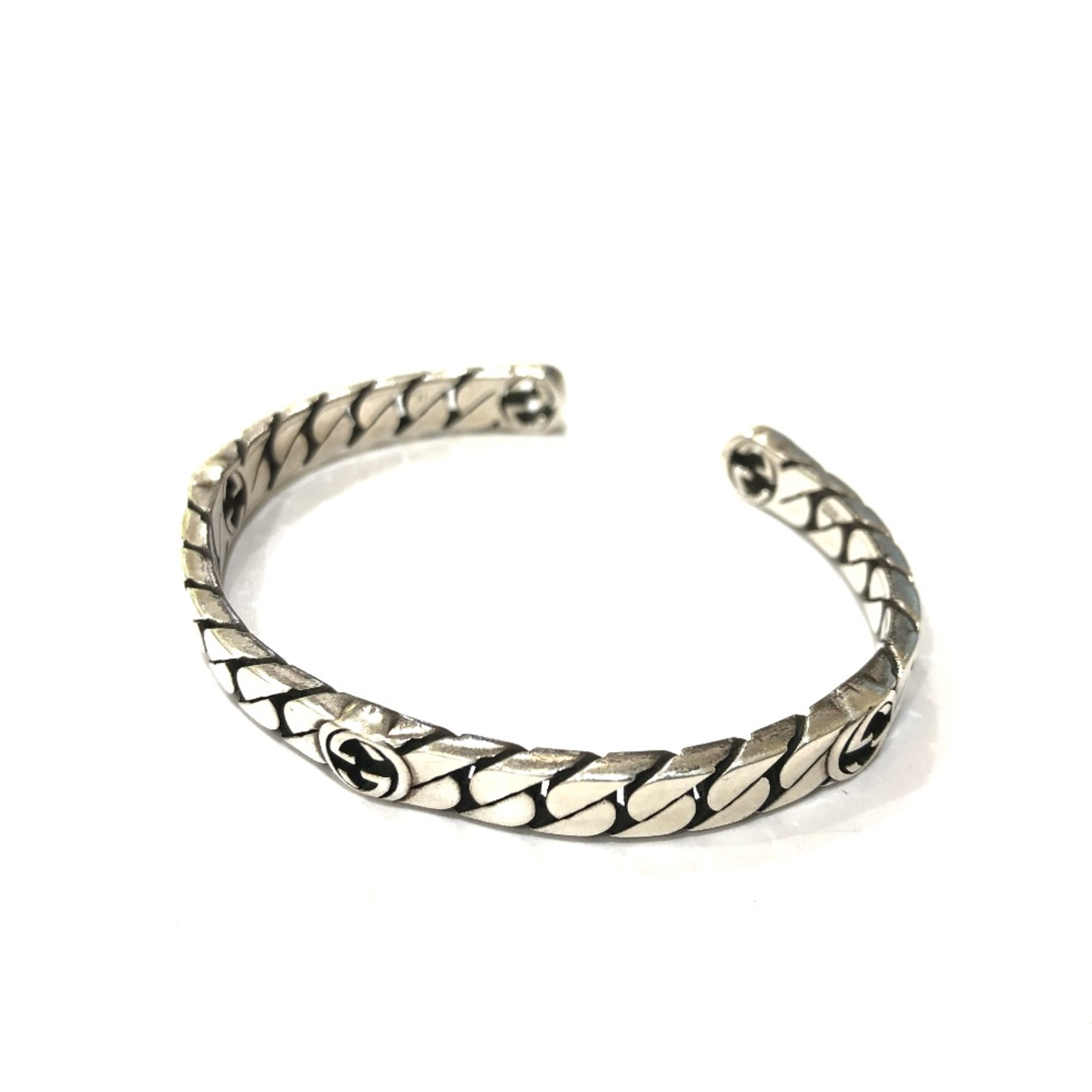 Gucci Chain Bangle Accessories Bracelet Silver