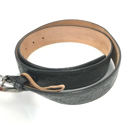 Gucci 114984 Guccissima belt Black