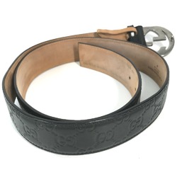 Gucci 114984 Guccissima belt Black