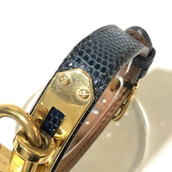 Hermes Cadena watch Quartz Wristwatch blue Blue Based x Gold Hardware