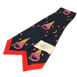 Gucci 732840 BandeauScarf Scarf Black x Red