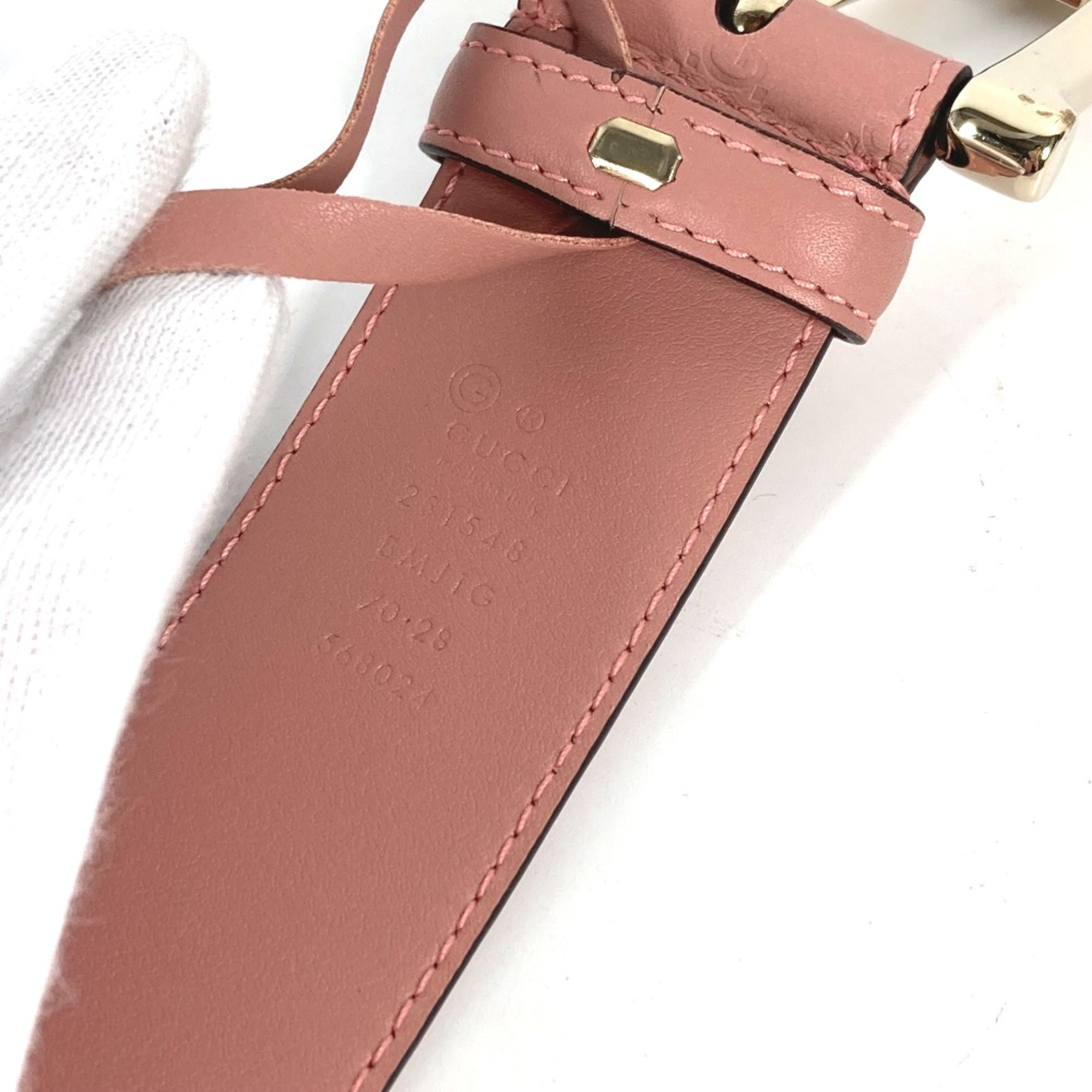 Gucci 281548 belt pink