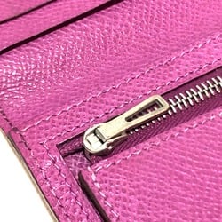 Hermes Bearn Bifold Long Wallet Long Wallet purple SilverHardware cyclamen