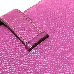 Hermes Bearn Bifold Long Wallet Long Wallet purple SilverHardware cyclamen