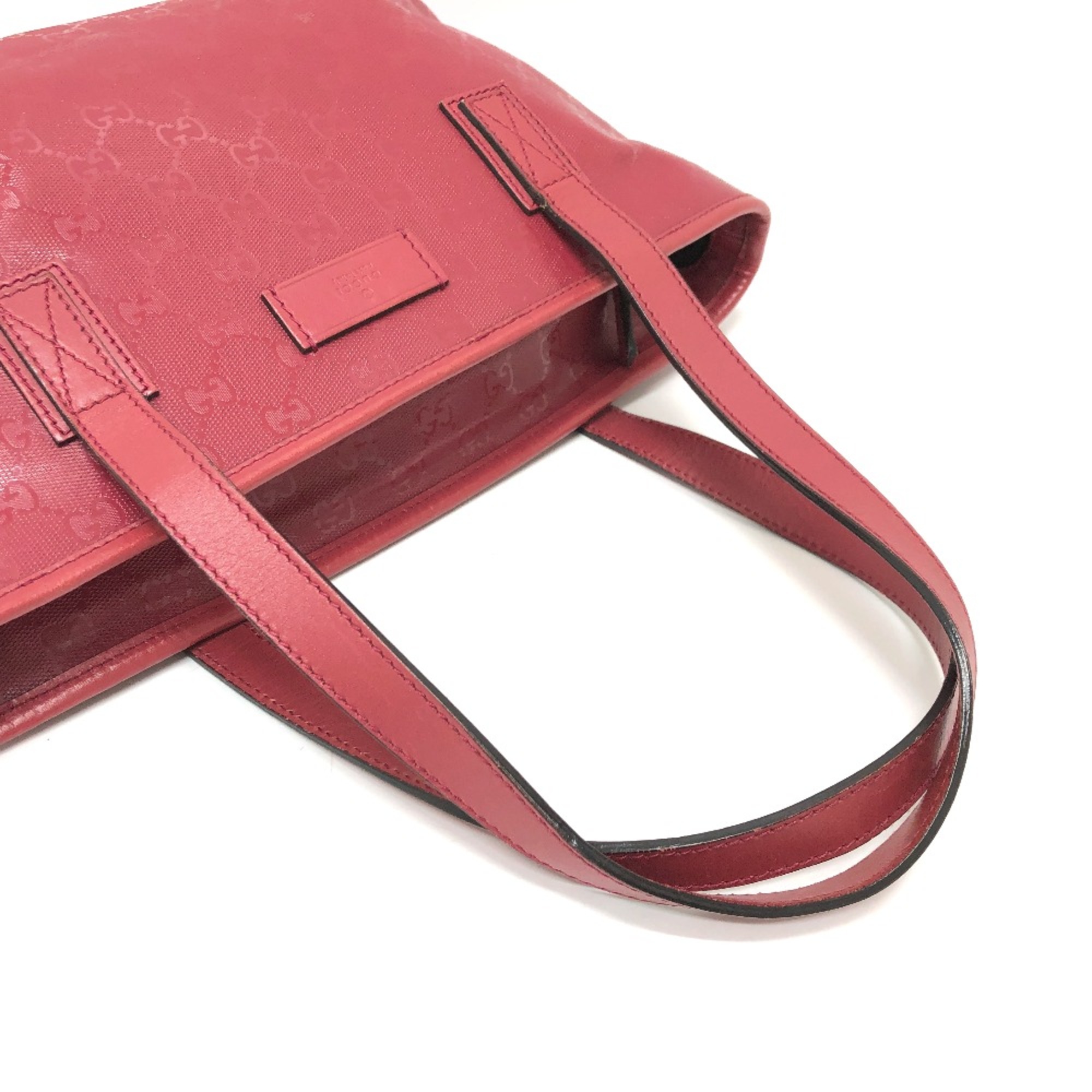 Gucci 211138 GG implementation Shoulder Bag Shoulder Bag Tote Bag Red Pink Based SilverHardware