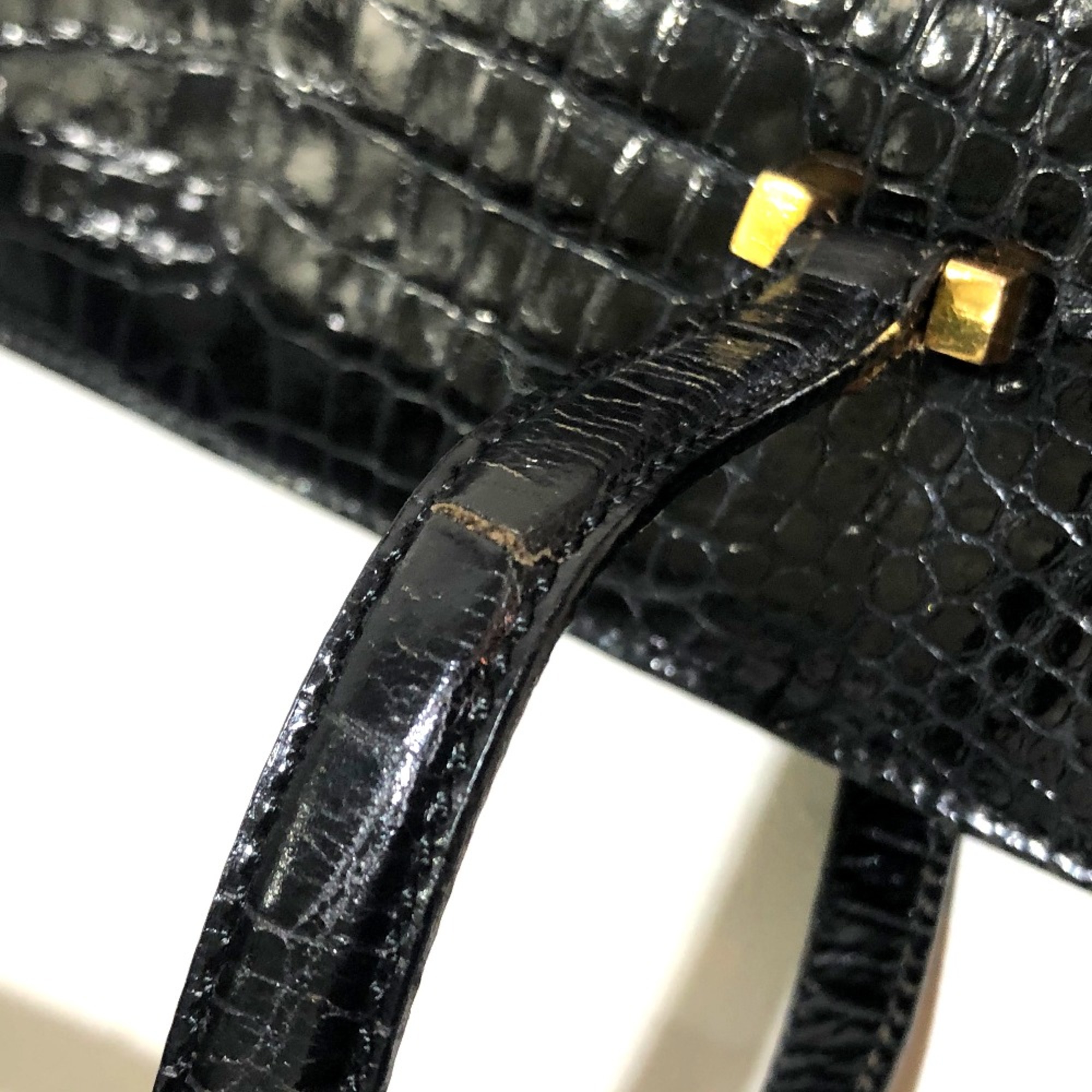 Hermes Bag Kisslock Hand Bag Black