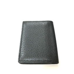 Gucci 428737 IC case business card holder Card Case Black GoldHardware