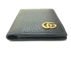 Gucci 428737 IC case business card holder Card Case Black GoldHardware