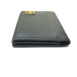 Gucci 428737 IC case business card holder Card Case Black GoldHardware