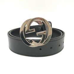 Gucci 114984 belt Black SilverHardware