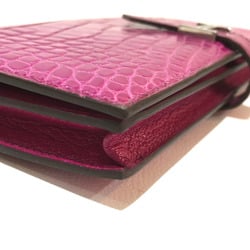 Hermes Bearn Souffle Bifold Long Wallet Rose Shepherd pink SilverHardware