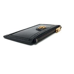 Gucci 699349 Limited edition Wallet Fragment Case Card Case coin purse Black GoldHardware