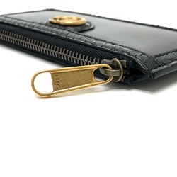 Gucci 699349 Limited edition Wallet Fragment Case Card Case coin purse Black GoldHardware