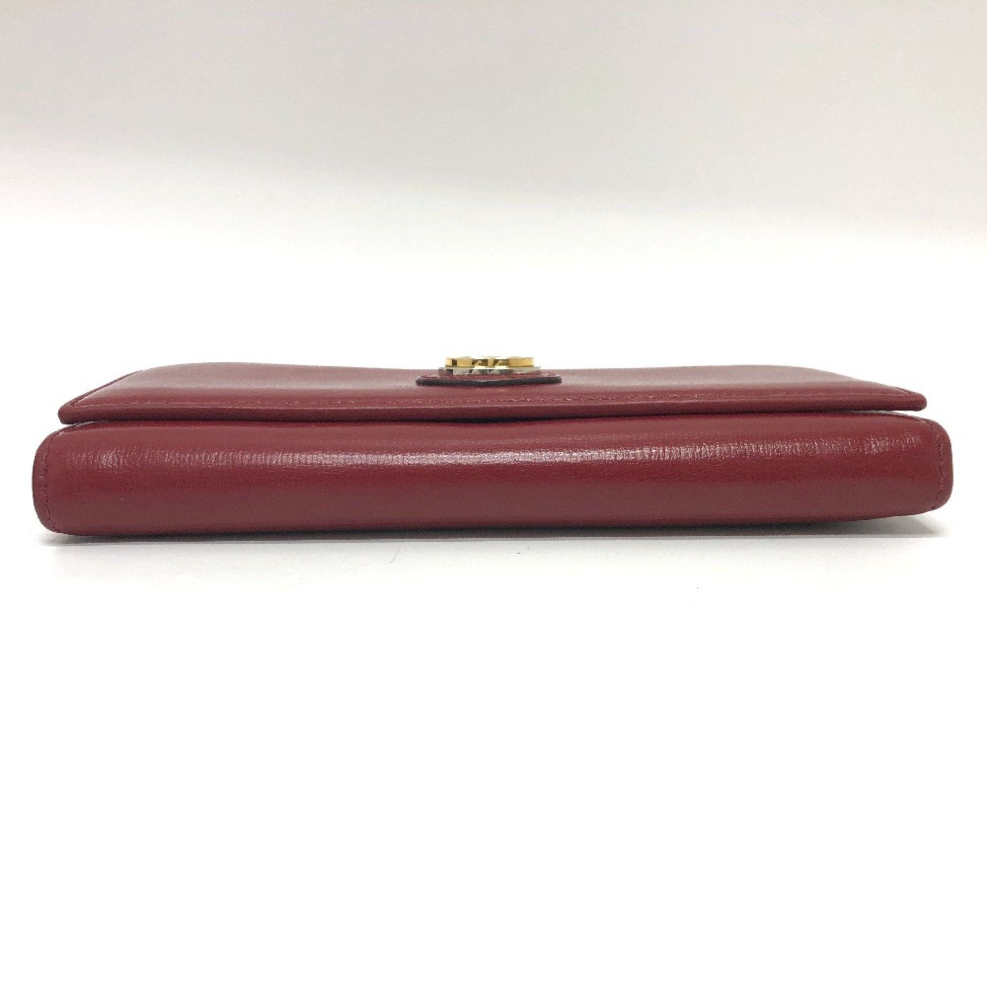 Gucci 598531 Long Wallet Folded wallet Red GoldHardware