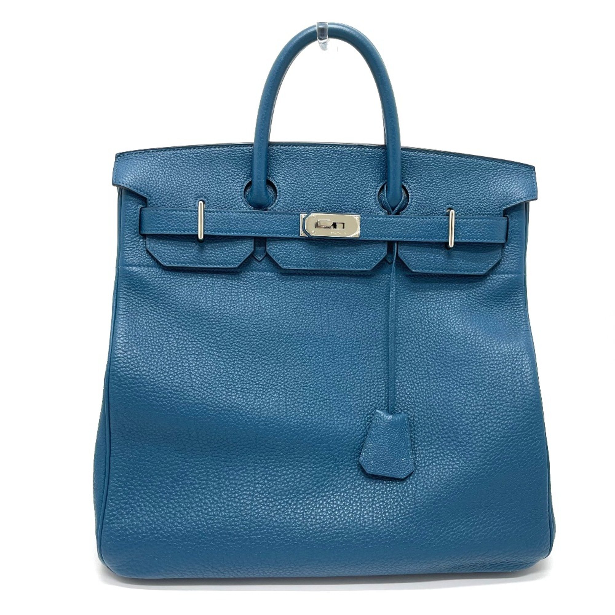 Hermes Bag Hand Bag Blue Izmir (estimated) blue SilverHardware