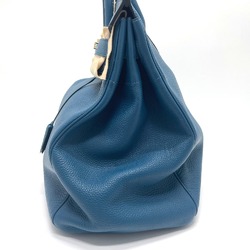 Hermes Bag Hand Bag Blue Izmir (estimated) blue SilverHardware