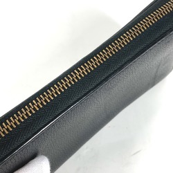 Gucci 496317 Long wallet Zip Around Long Wallet Black