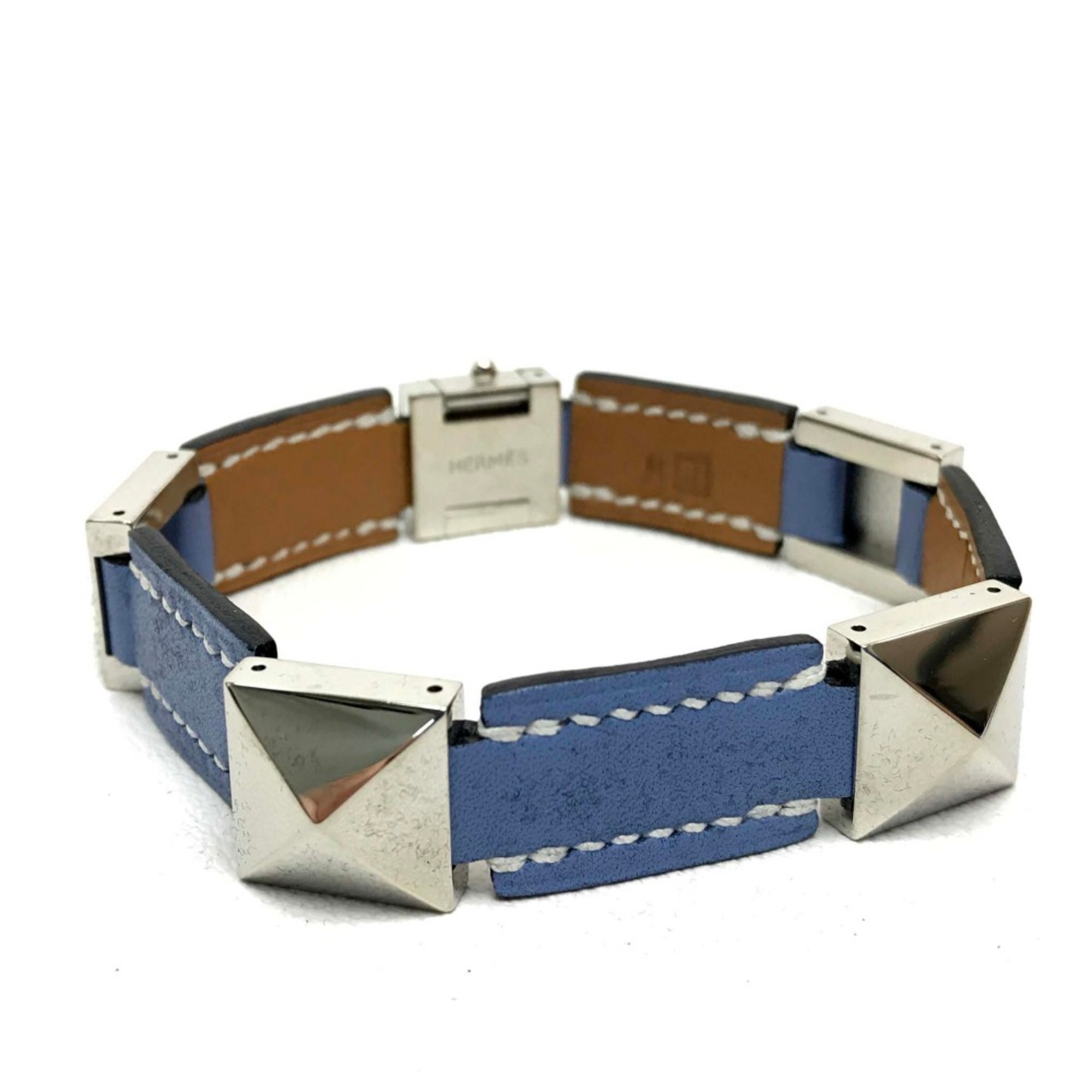 Hermes Medor Bracelet Blue Based SilverHardware