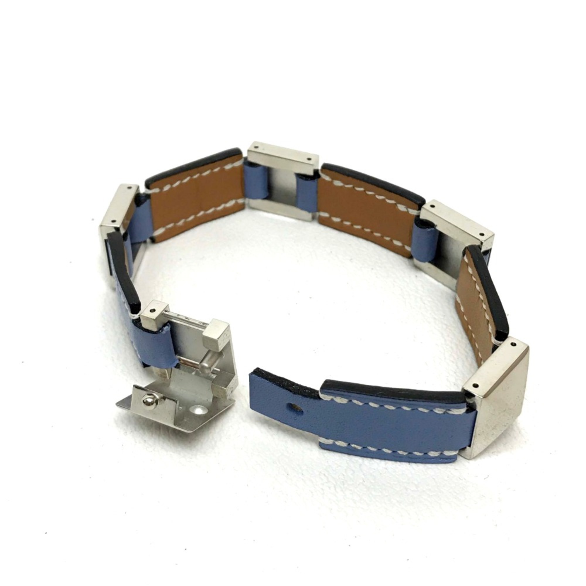 Hermes Medor Bracelet Blue Based SilverHardware