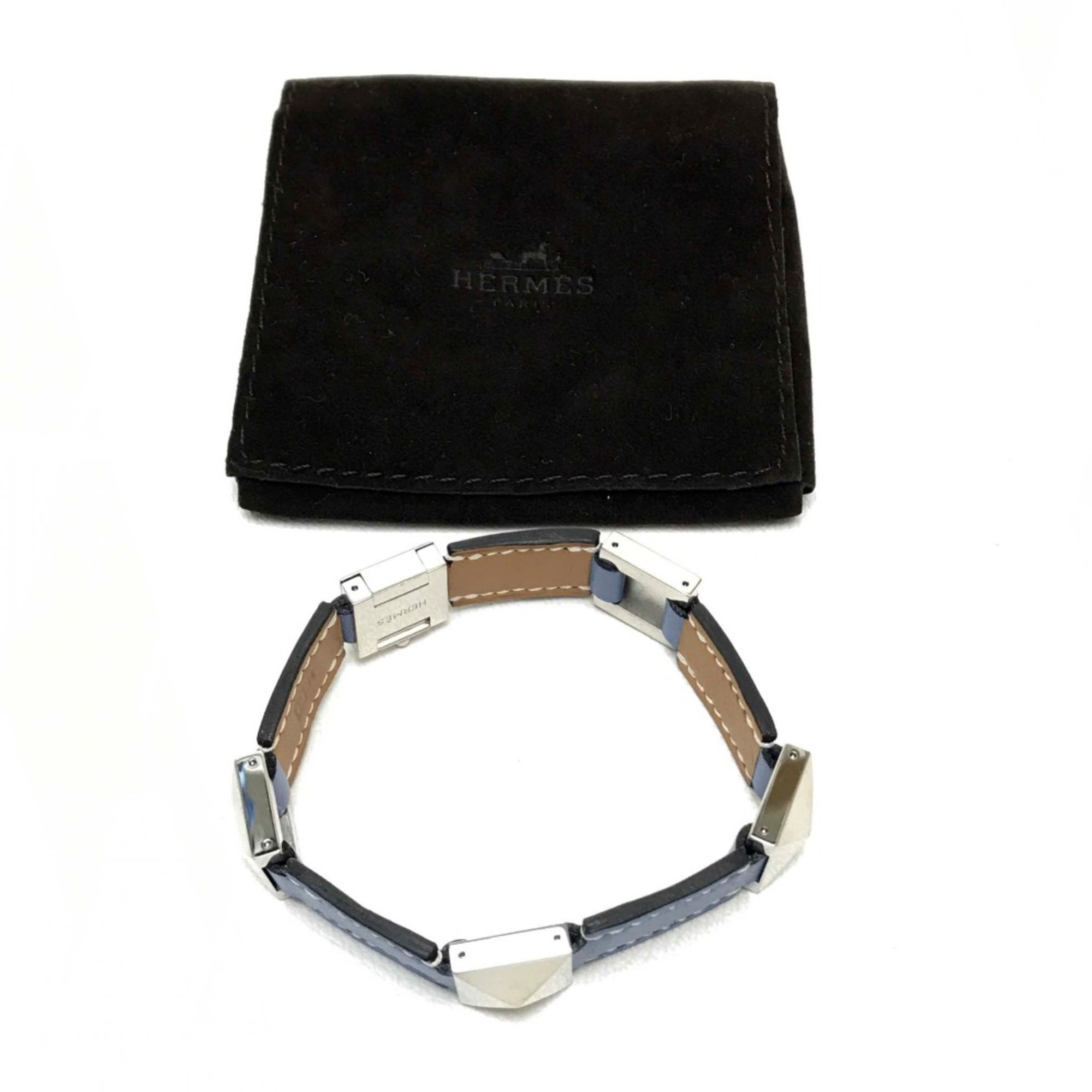 Hermes Medor Bracelet Blue Based SilverHardware